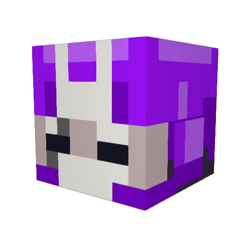 Cooji Minecraft avatar head, 3D render