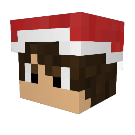 Cooked_Man Minecraft avatar head, 3D render