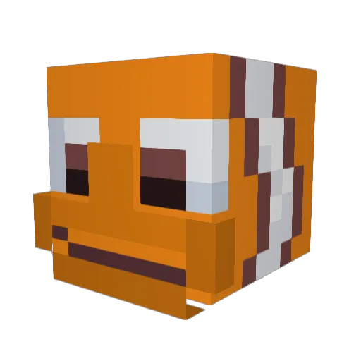 CookedbyNemo Minecraft avatar head, 3D render