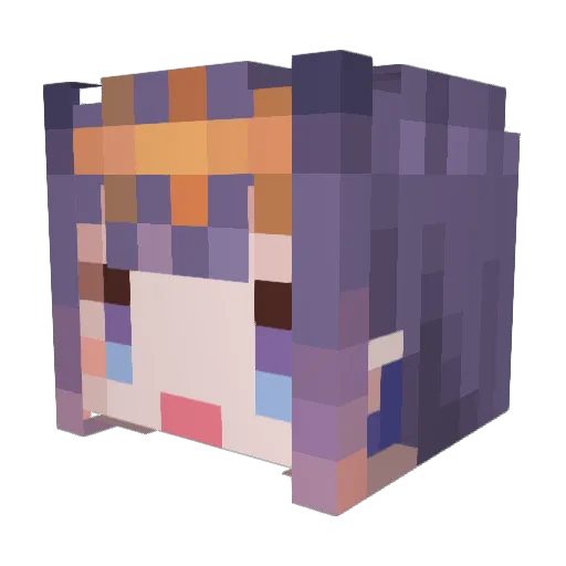 Cooker_type3000 Minecraft avatar head, 3D render