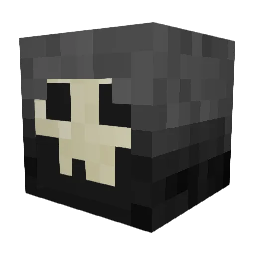 CookiBearr Minecraft avatar head, 3D render
