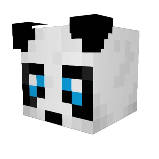 Cookie099 Minecraft avatar head, 3D render