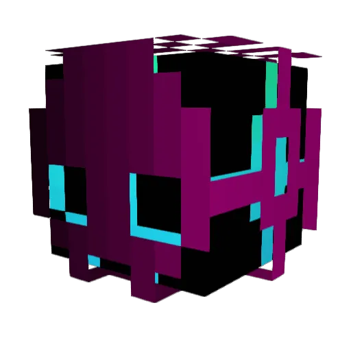 Cookie10001 Minecraft avatar head, 3D render