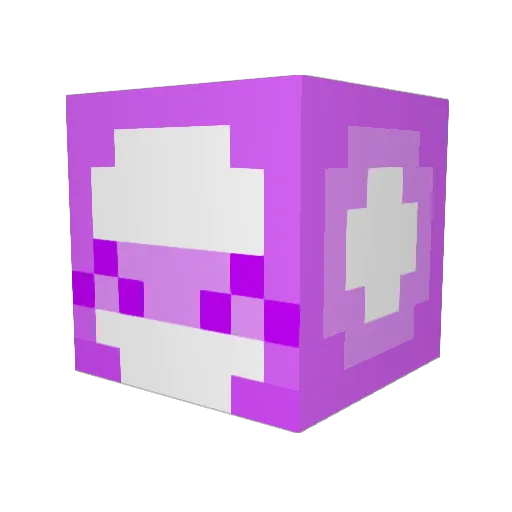 Cookie1127 Minecraft avatar head, 3D render