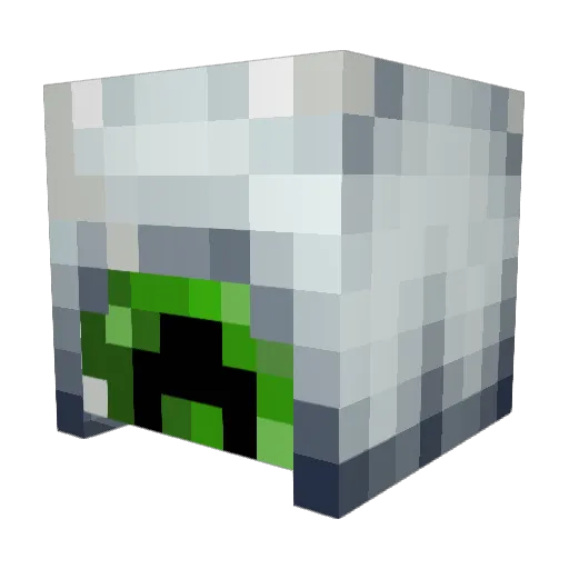 CookieBananne Minecraft avatar head, 3D render