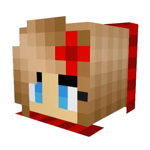CookieCake515 Minecraft avatar head, 3D render