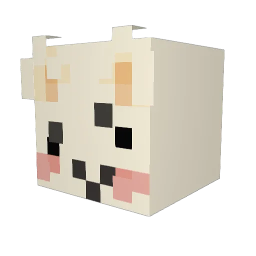 CookieCat_2006 Minecraft avatar head, 3D render