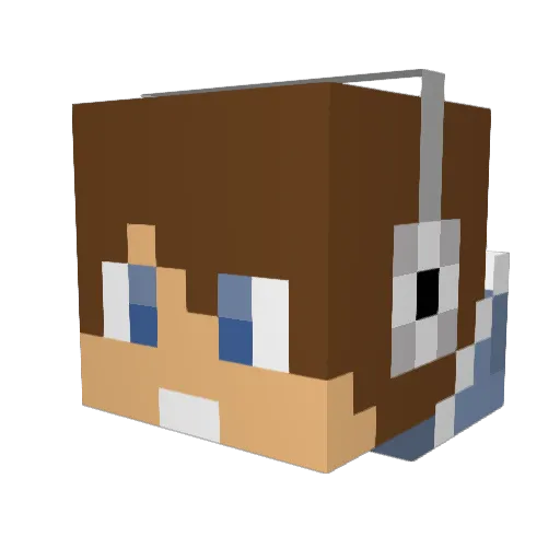 CookieCreeper365 Minecraft avatar head, 3D render