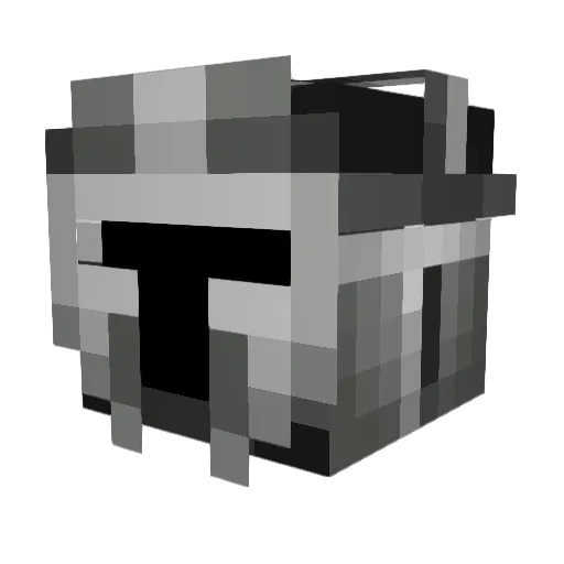 CookieDom Minecraft avatar head, 3D render