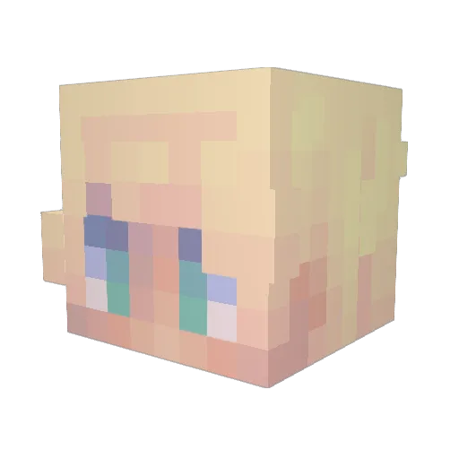 CookieGaming404 Minecraft avatar head, 3D render