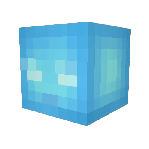 CookieInvasion08 Minecraft avatar head, 3D render