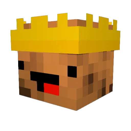 CookieKing405 Minecraft avatar head, 3D render