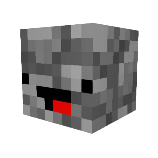 CookieKori Minecraft avatar head, 3D render