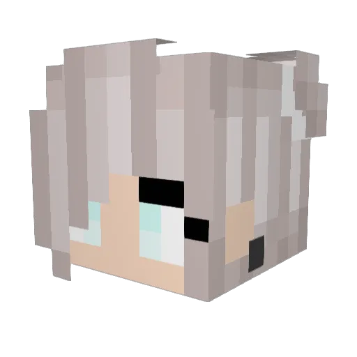 CookieLoverSweet Minecraft avatar head, 3D render