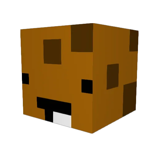 CookieMan2292 Minecraft avatar head, 3D render