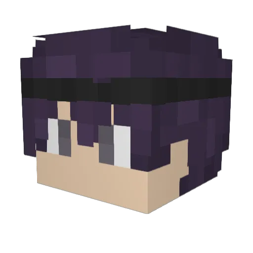 CookieMonsta651 Minecraft avatar head, 3D render