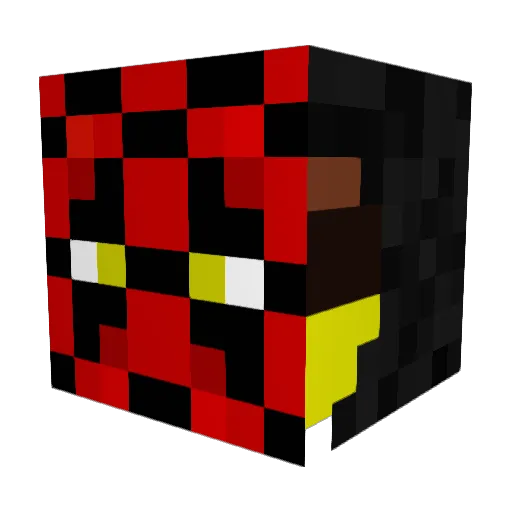 CookieMunster__ Minecraft avatar head, 3D render