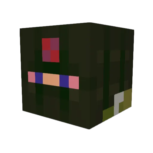 CookiePFL Minecraft avatar head, 3D render
