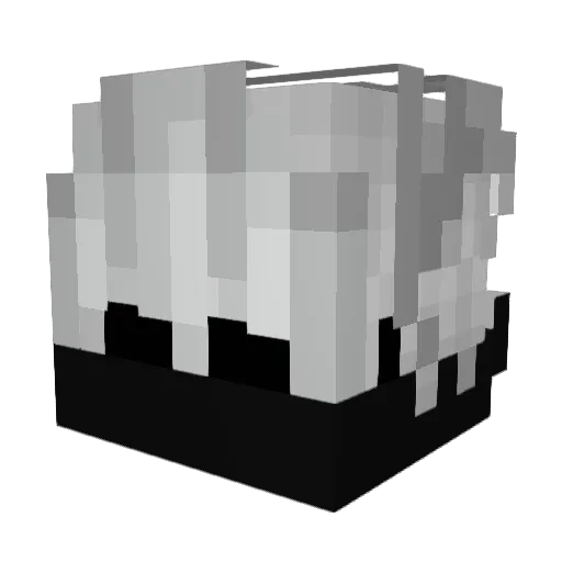 CookieSechs Minecraft avatar head, 3D render