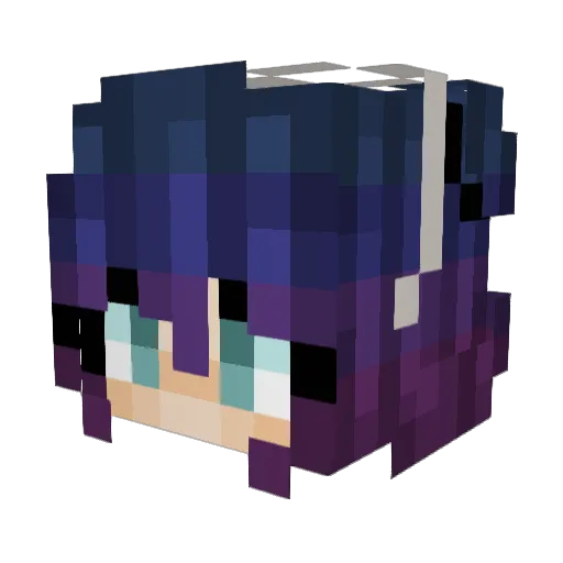 CookieSlayer80 Minecraft avatar head, 3D render