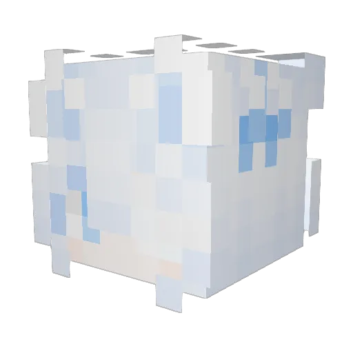 Cookie_0v0 Minecraft avatar head, 3D render