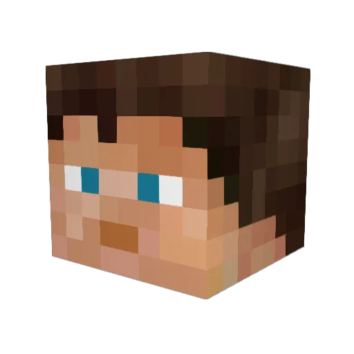 Cookie_King_27 Minecraft avatar head, 3D render