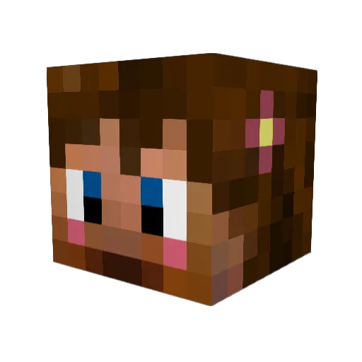 Cookie_Marie Minecraft avatar head, 3D render