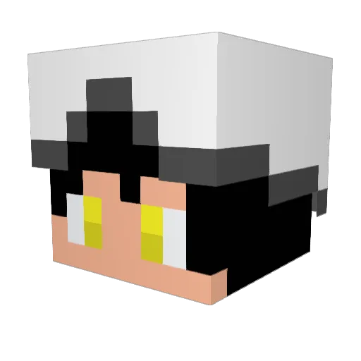 Cookie_Tatter Minecraft avatar head, 3D render
