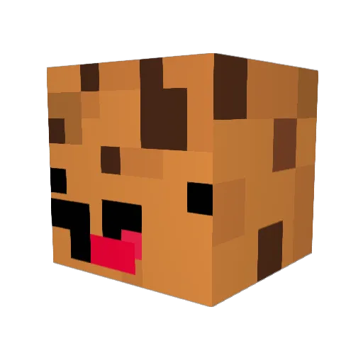 Cookie_ZT Minecraft avatar head, 3D render