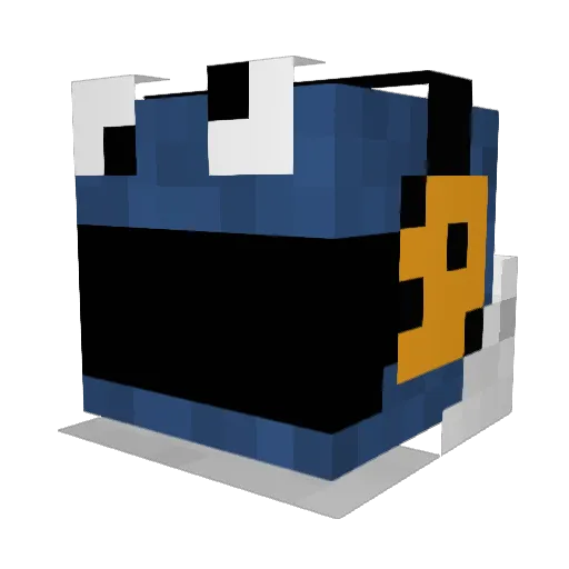 Cookie_monstrr Minecraft avatar head, 3D render