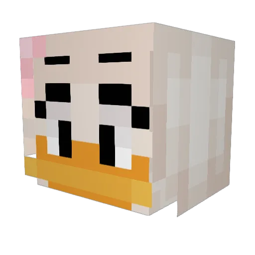 Cookiecat0202 Minecraft avatar head, 3D render
