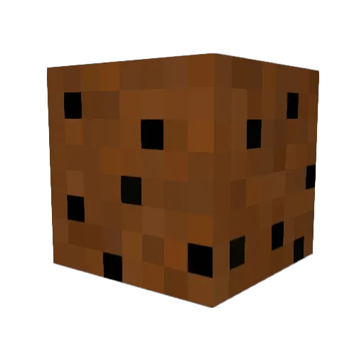 Cookiedowg Minecraft avatar head, 3D render