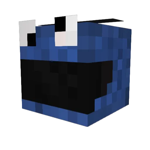 Cookiegamer1 Minecraft avatar head, 3D render