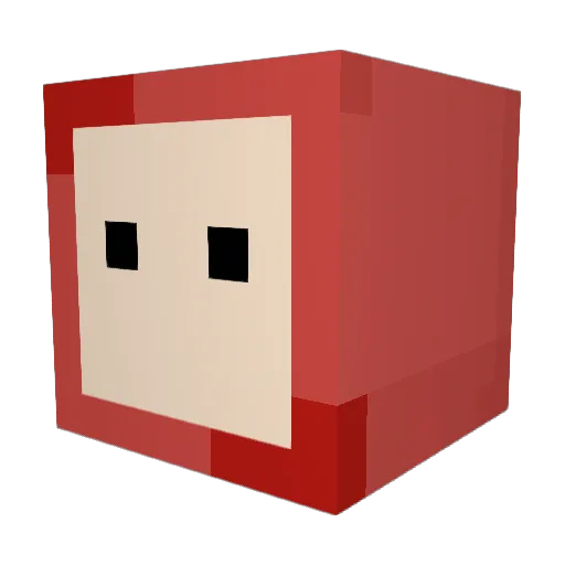 Cookiegolem592 Minecraft avatar head, 3D render