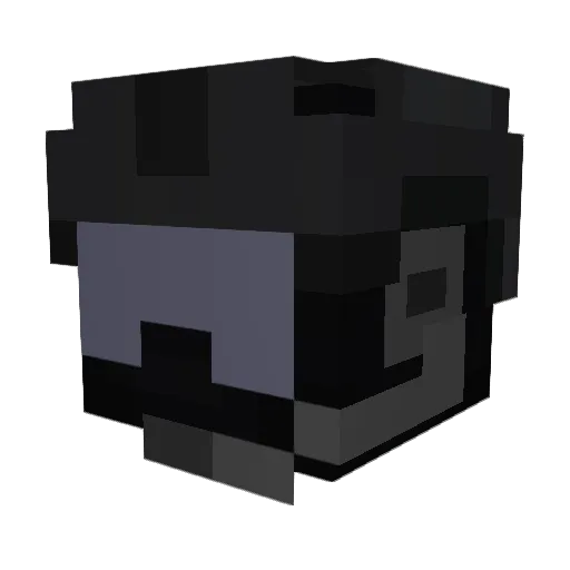 Cookiemaster_7 Minecraft avatar head, 3D render