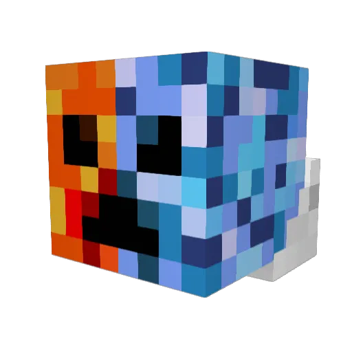 Cookiemen0908 Minecraft avatar head, 3D render