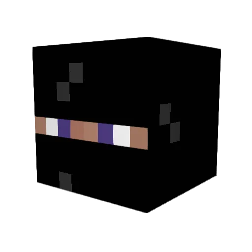 Cookieo Minecraft avatar head, 3D render