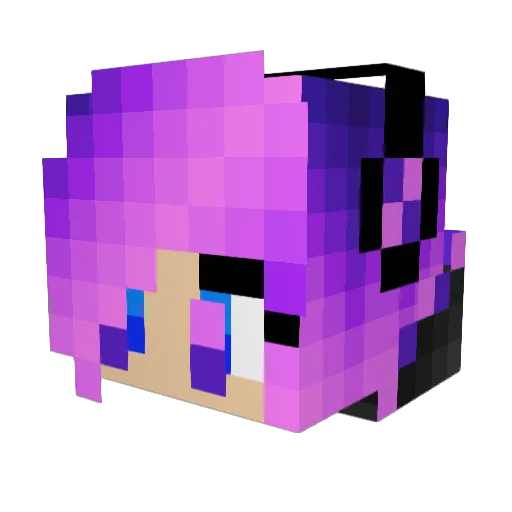 Cookies0623 Minecraft avatar head, 3D render