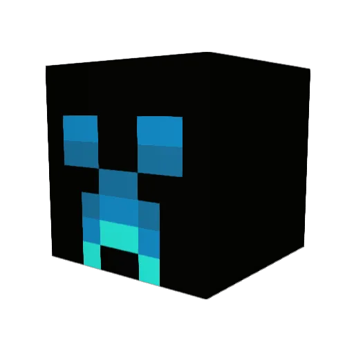 Cookies3468 Minecraft avatar head, 3D render