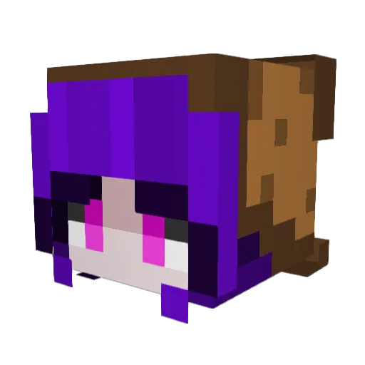 Cookies4lif3 Minecraft avatar head, 3D render