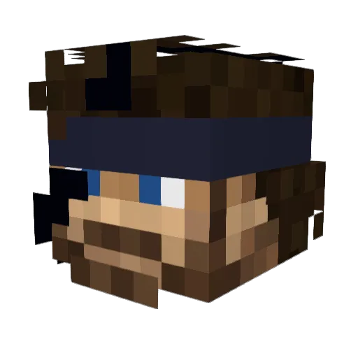 Cookies6435 Minecraft avatar head, 3D render