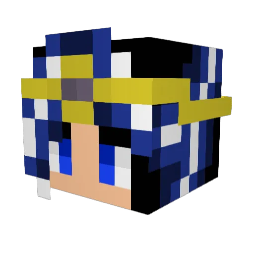 Cookiewars7 Minecraft avatar head, 3D render
