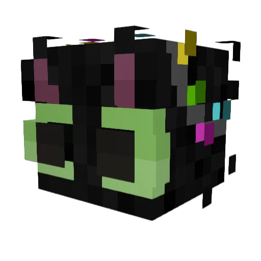 Cookiezi Minecraft avatar head, 3D render