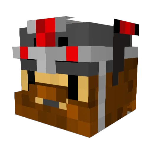 Cooky42 Minecraft avatar head, 3D render