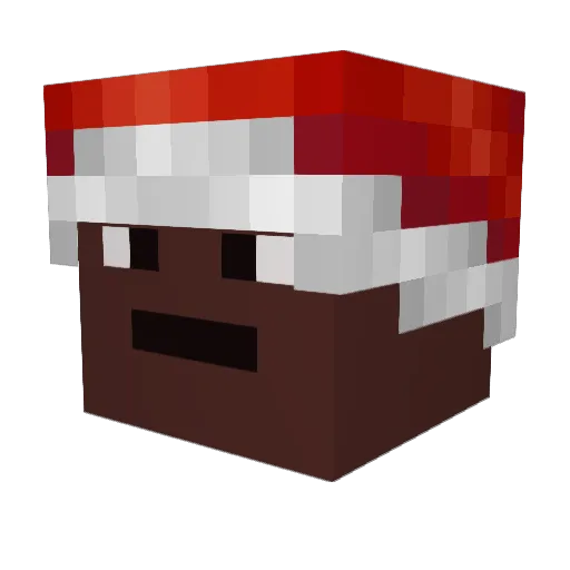 CoolAidwChicken Minecraft avatar head, 3D render