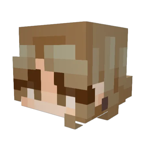 CoolAsACucumber1 Minecraft avatar head, 3D render