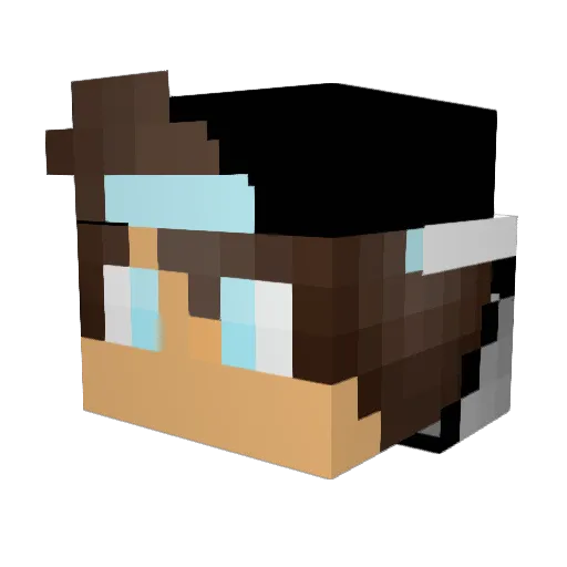 CoolBoy125437 Minecraft avatar head, 3D render