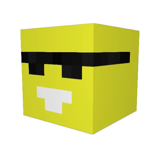 CoolC456 Minecraft avatar head, 3D render