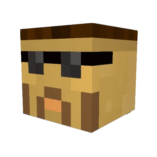 CoolCody Minecraft avatar head, 3D render