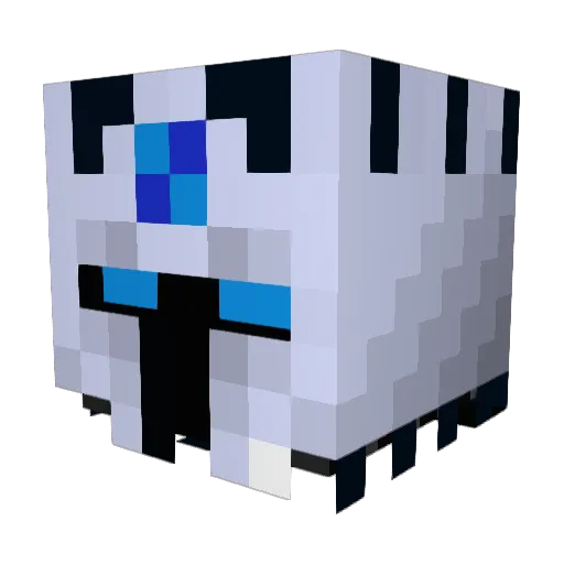 CoolCylinder Minecraft avatar head, 3D render